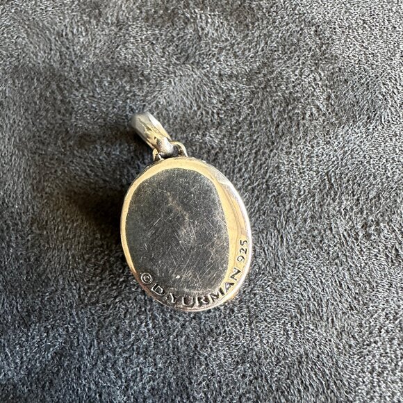 David Yurman Large Petrvs Scarab Pendant in Sterling Silver - RARE - Picture 11 of 15